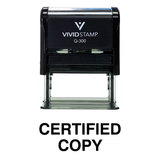 CERTIFIED COPY Self Inking Rubber Stamp