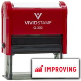 Vivid Stamp Improving Self Inking Rubber Stamp