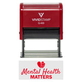 Vivid Stamp Mental Health Matters Medical Self-Inking Rubber Stamps