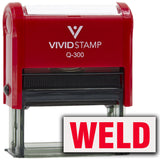Weld Self-Inking Office Rubber Stamp