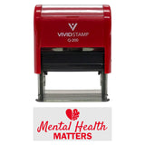 Vivid Stamp Mental Health Matters Medical Self-Inking Rubber Stamps