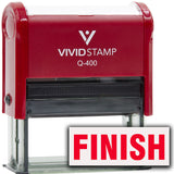 Finish Self-Inking Office Rubber Stamp