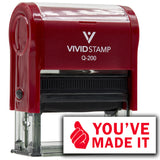 Vivid Stamp You’ve Made It Self-Inking Rubber Stamps