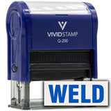 Weld Self-Inking Office Rubber Stamp