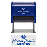 Vivid Stamp Mental Health Matters Medical Self-Inking Rubber Stamps