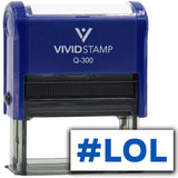 Vivid Stamp #lol Self-Inking Rubber Stamps