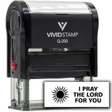 Vivid Stamp I Pray The Lord For You Self Inking Rubber Stamp