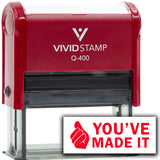 Vivid Stamp You’ve Made It Self-Inking Rubber Stamps