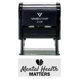 Vivid Stamp Mental Health Matters Medical Self-Inking Rubber Stamps