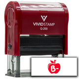 Vivid Stamp B- Teacher Stamps For Grading Self-Inking Rubber Stamps