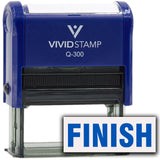 Finish Self-Inking Office Rubber Stamp