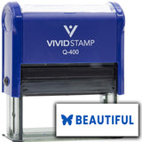 Vivid Stamp Beautiful Self-Inking Rubber Stamps