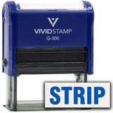 Strip Self-Inking Office Rubber Stamp