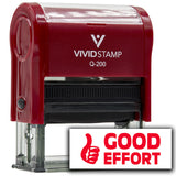 Vivid Stamp Good Effort Stamps For Grading Self-Inking Rubber Stamps