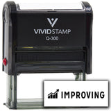 Vivid Stamp Improving Self Inking Rubber Stamp