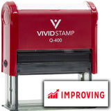 Vivid Stamp Improving Self Inking Rubber Stamp