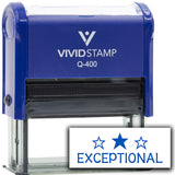 Vivid Stamp Exceptional Self Inking Rubber Stamp