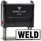 Weld Self-Inking Office Rubber Stamp