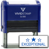 Vivid Stamp Exceptional Self Inking Rubber Stamp