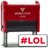 Vivid Stamp #lol Self-Inking Rubber Stamps