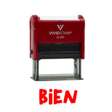 Vivid Stamp Bien Spanish School Self-Inking Rubber Stamps