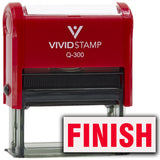 Finish Self-Inking Office Rubber Stamp