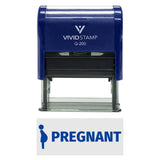 Vivid Stamp Pregnant Medical Self-Inking Rubber Stamps