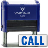 Call Self-Inking Office Rubber Stamp