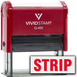 Strip Self-Inking Office Rubber Stamp