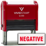 Negative Self-Inking Office Rubber Stamp