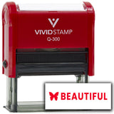 Vivid Stamp Beautiful Self-Inking Rubber Stamps