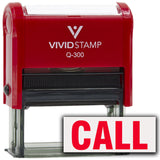 Call Self-Inking Office Rubber Stamp
