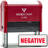 Negative Self-Inking Office Rubber Stamp