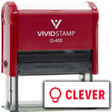 Vivid Stamp Clever Self-Inking Rubber Stamps