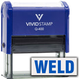 Weld Self-Inking Office Rubber Stamp