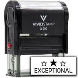 Vivid Stamp Exceptional Self Inking Rubber Stamp