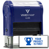 Vivid Stamp Your Project Is First Self-Inking Rubber Stamps