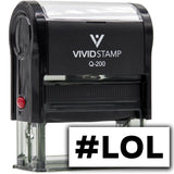 Vivid Stamp #lol Self-Inking Rubber Stamps