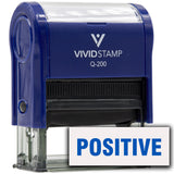 Positive Self-Inking Office Rubber Stamp