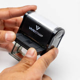 Vivid Stamp Delivered Self Inking Rubber Stamp