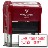 Vivid Stamp You’re Doing Great Self-Inking Rubber Stamps