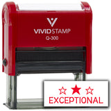 Vivid Stamp Exceptional Self Inking Rubber Stamp