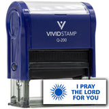 Vivid Stamp I Pray The Lord For You Self Inking Rubber Stamp