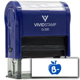 Vivid Stamp B- Teacher Stamps For Grading Self-Inking Rubber Stamps