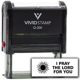 Vivid Stamp I Pray The Lord For You Self Inking Rubber Stamp