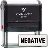 Negative Self-Inking Office Rubber Stamp