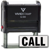 Call Self-Inking Office Rubber Stamp