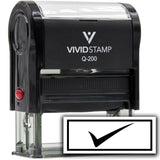 Vivid Stamp Check Self Inking Rubber Stamp