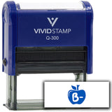 Vivid Stamp B- Teacher Stamps For Grading Self-Inking Rubber Stamps