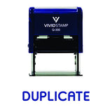 DUPLICATE Self-Inking Office Rubber Stamp